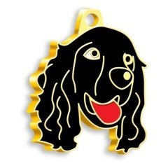 Dalis Altın Cocker Köpek Künyesi (Siyah)