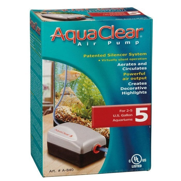 Aquaclear Akvaryum Hava Pompası (Model 5) 2W, 8-19 L / hr