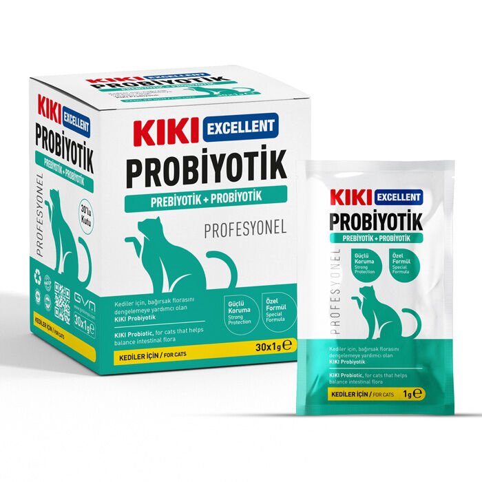 KIKI Kedi Probiyotik Prebiyotik Saşe 1 gr 30 Adet