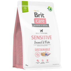 Brit Care Dog Sustainable Sensitive Insect Fish 3 kg Köpek Maması