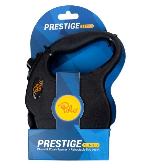 Polo Prestige Siyah Otomatik Köpek Tasması Small 4 m / 10 kg