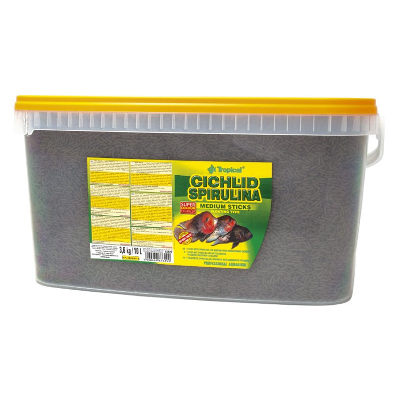 Tropical Cichlid Spirulina Medium Sticks 100 gr - Açık Paket