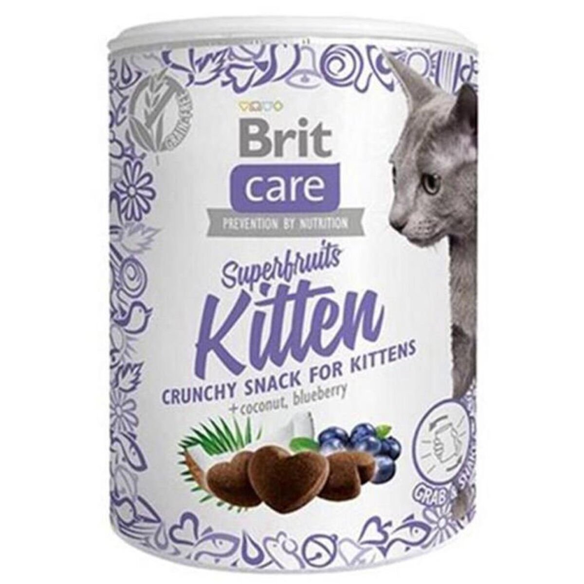 Brit Care Snack Super Fruits kitten Yavru Kedi Ödülü 100 Gr