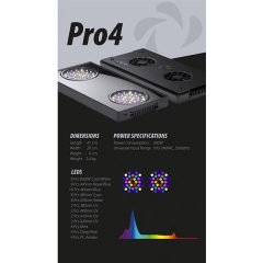 AquaReef Pro4 Akvaryum Led Armatür + RMS Kit