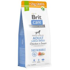 Brit Care Dog Sustainable Adult Large Breed Chicken & Insect 12 + 2 kg Köpek Maması