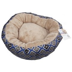 Pawise Mavi Kedi ve Köpek Yatağı 40,6 x 40,6 x 16,5 cm