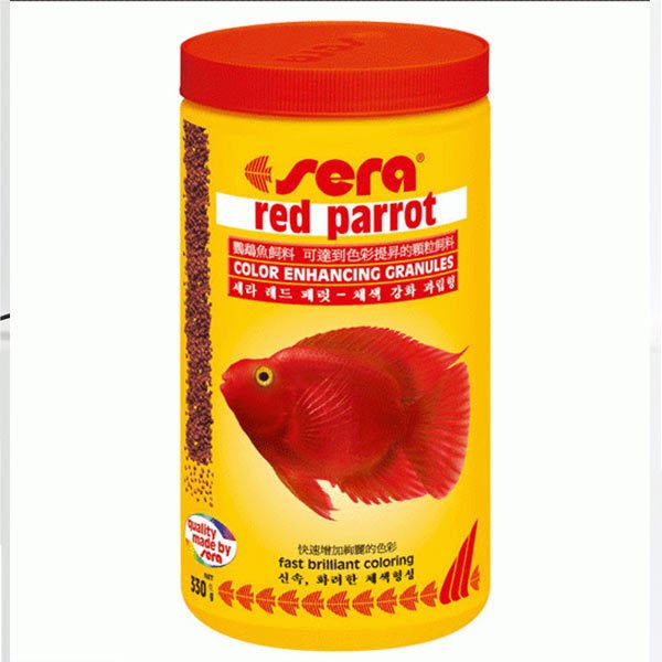 Sera Red Parrot Cichlid Balık Renk Yemi 1000 ml