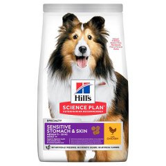 Hills Sensitive Skin Tavuklu Yetişkin Köpek  Maması 14 Kg