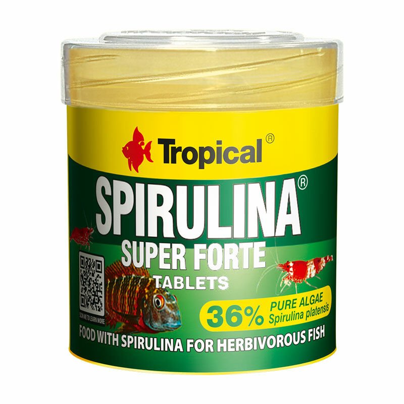 Tropical Super Spirulina Forte Tablet 50 ml 36 gr - 80 Tablet