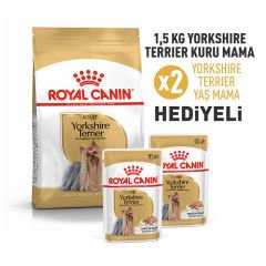 Royal Canin Yorkshire Terrier 1,5 kg Köpek Irk Maması Hediyeli Paket