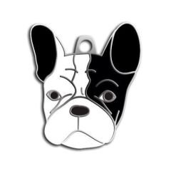 Dalis Pet Tag - French Bulldog Köpek Künyesi (Siyah Maskeli)