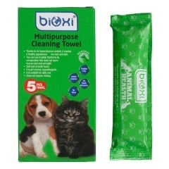 Bioxi Animal Health Çok Amaçlı Temizlik Havlu 5 li