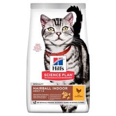 Hills Hairball İndoor Tüy Yumağı Önleyici Tavuklu Kedi Maması 1,5 Kg