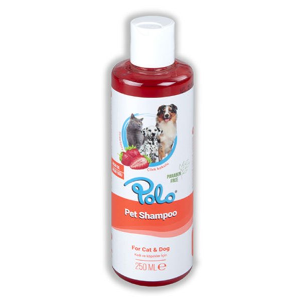 Polo Çilek Kokulu Kedi ve Köpek Şampuanı 250 ml