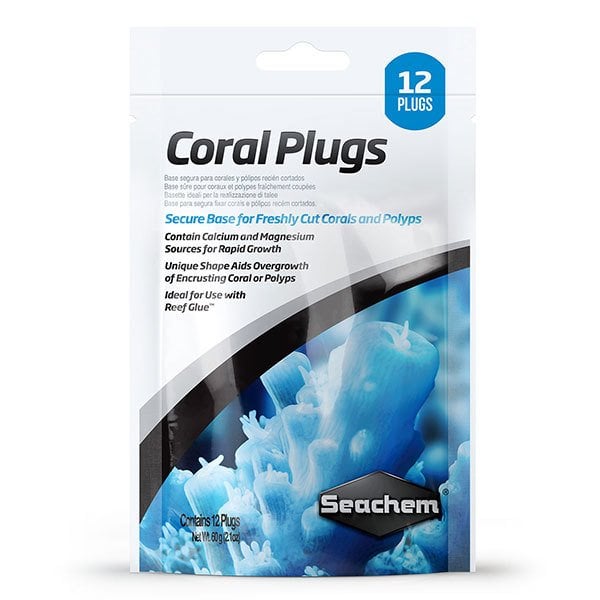 Seachem Coral Plugs Frag Taşı x 12 adet