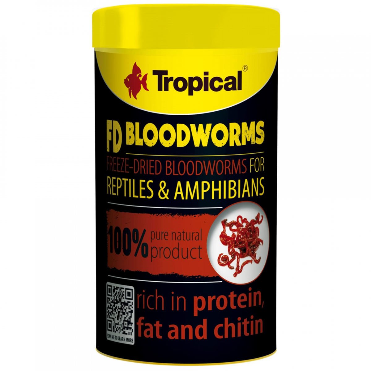 Tropical FD Blood Worms 100 ml 7 Gr