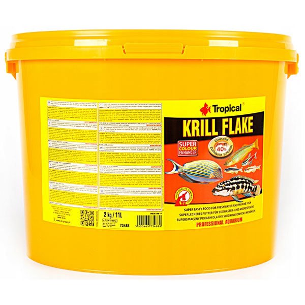 Tropical Krill Flake Pul Balık Yemi 11 L 2 Kg