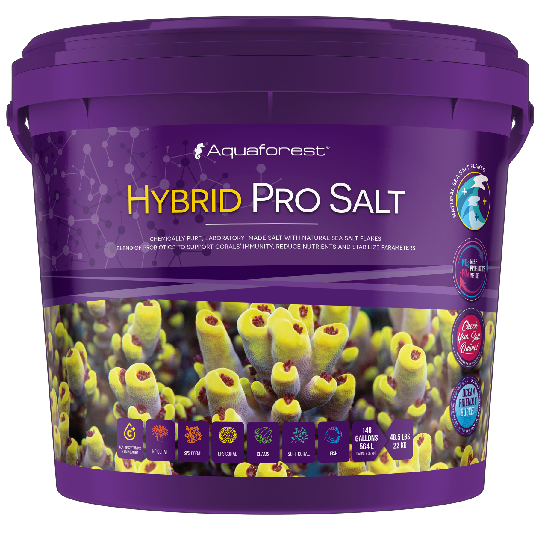 Aquaforest Hybrid Pro Salt 22 kg