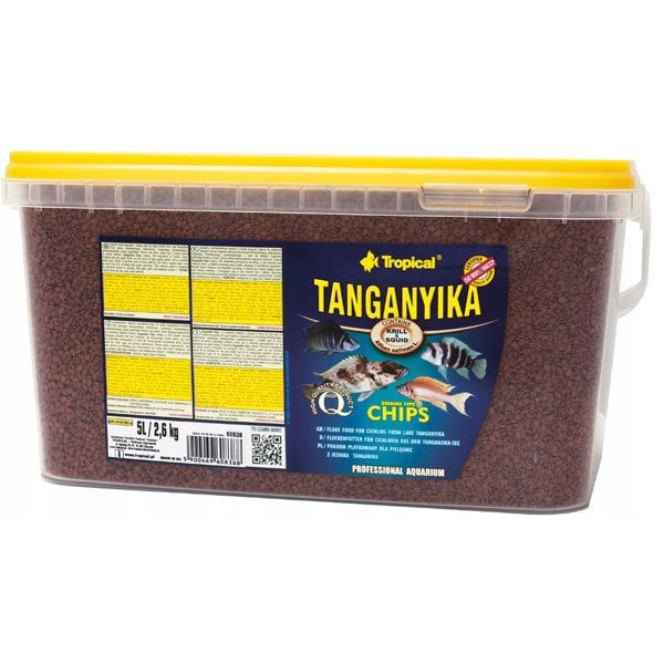 Tropical Tanganyika Cips Balık Yemi 5 L 2,6 kg