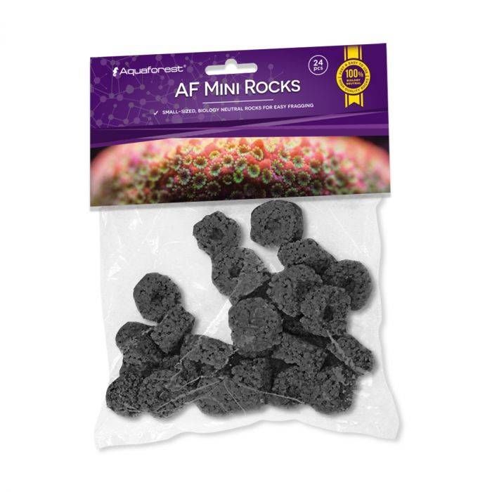 Aquaforest - AF Mini Rocks Black 24 pcs