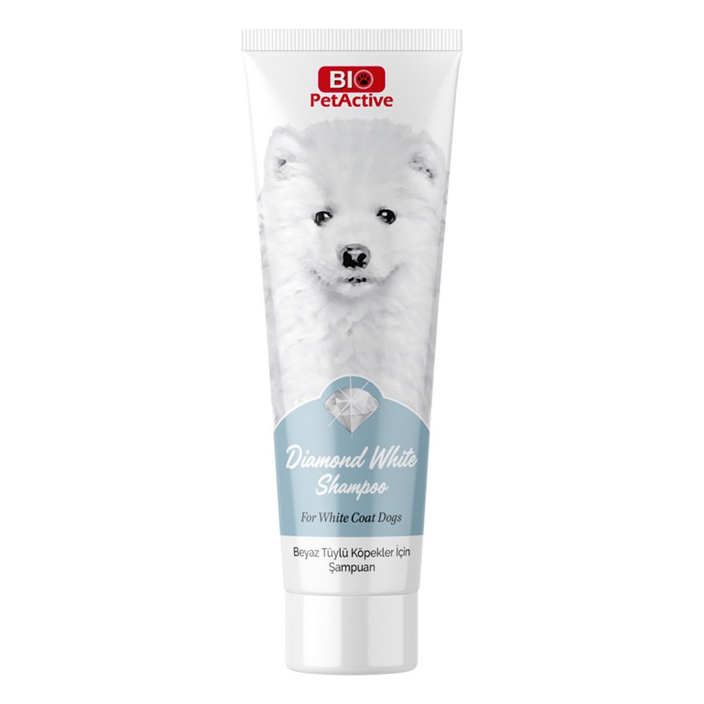 Bio Pet Active Diamond Beyaz Tüylü Köpekler İçin Şampuan 250 ml