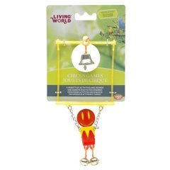 Living World Trapez Kuş Oyuncağı (Kırmızı)