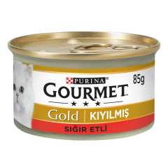 Purina Gourmet Gold Kıyılmış Sığır Etli Konserve Kedi Maması 85 g x 24 Adet