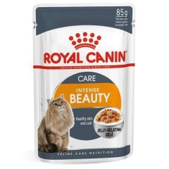 Royal Canin Intense Beauty Jelly Pouch 85 gr x 12 Adet