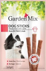 Gardenmix Kuzu Etli Köpek Stick Ödül 3 x 11 gr 20‘li