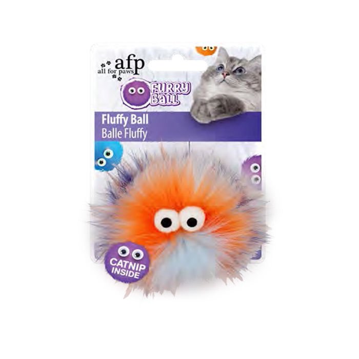 Furry Ball Fluffer Catnipli Turuncu 9,5 x 9 x 5 x5 cm