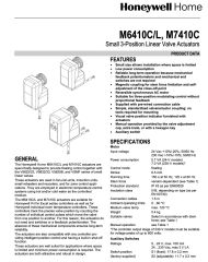 Honeywell M6410L2031 3Yollu Vana Motoru - 220V