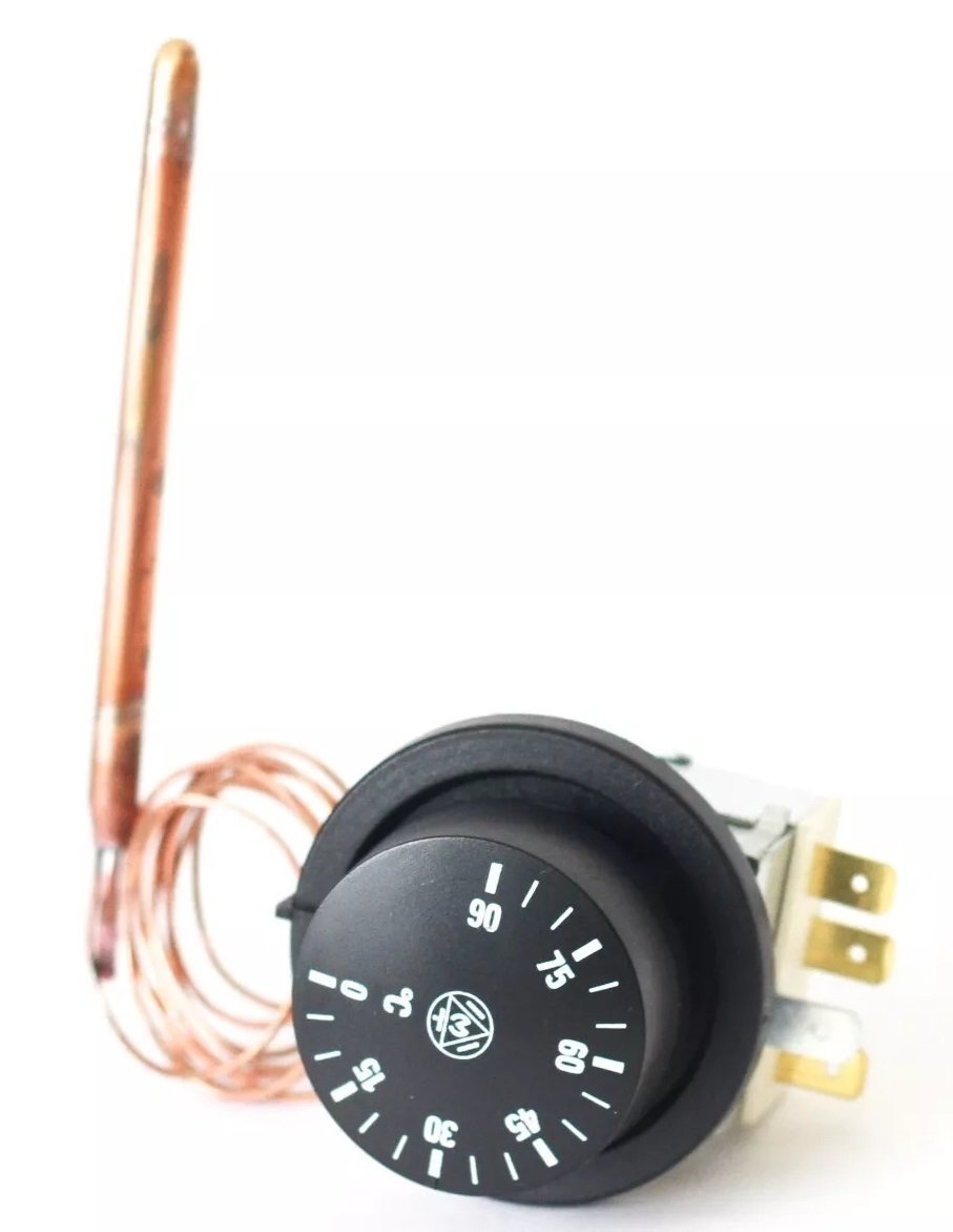 IMIT TR2/540359  (0-90°C) 150 Cm Spiralli Termostat-Çift Kontaklı İtalyan