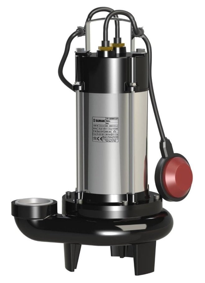 Sumak SBRT19/2-P 380V Özel Parçalayıcılı Dalgıç 1,8 HP / 2''