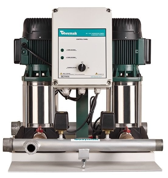Baymak 2KVC 85/120 T Çift Pompalı Hidrofor - 18 Kat 80 Daire - 380V