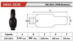 Euromax Membran 300 Litre - Dar Boğaz D80