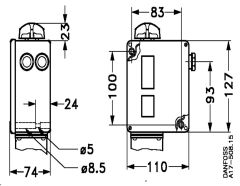 Danfoss 017-523766 RT200 (0,2/6 Bar) Presostat