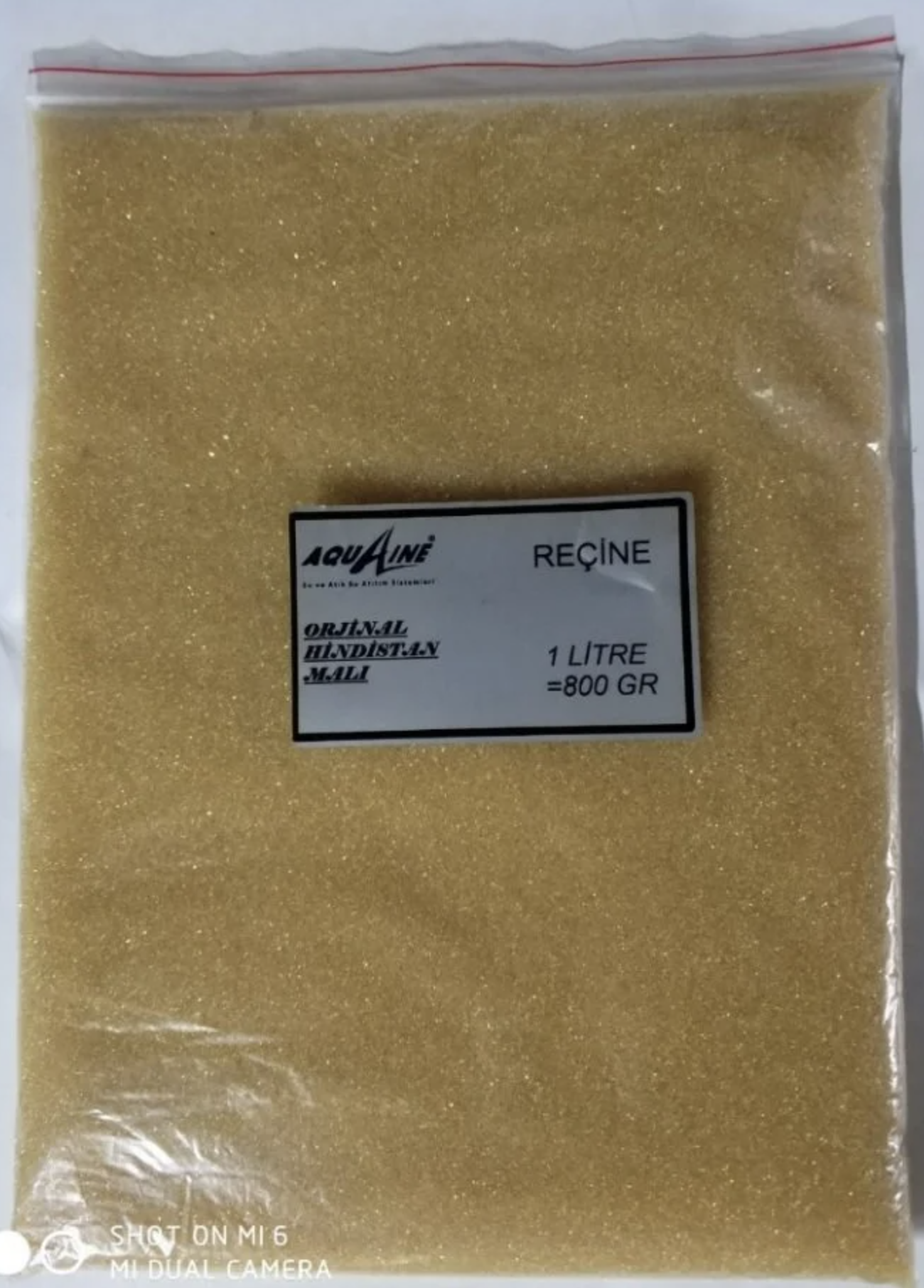 Aqualine Katyonik Su Arıtma Reçinesi Hindistan Malı- Litre-06000000