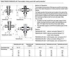Honeywell TM200 Solar-3/4E  Rekorsuz Termal Karışım Vanası 3/4''