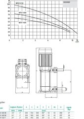 Wilo MSV 410T Dikey Çok Kad. Pompa -4 HP-380V