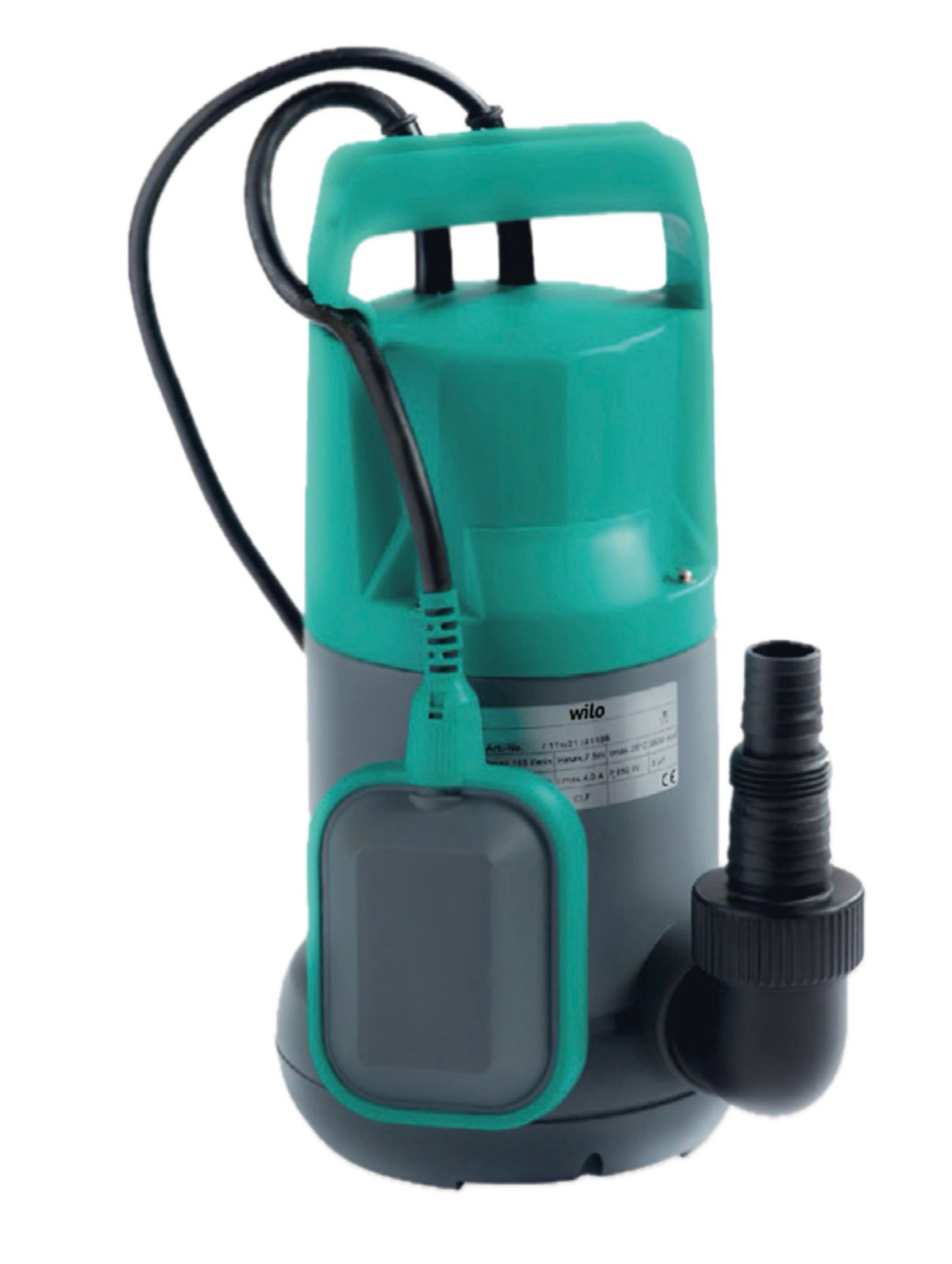 Wilo Drain 10.7  Drenaj Pompası - Az kirli sular için - Flatörlü - 0,7 HP