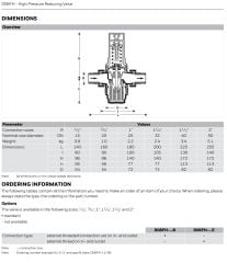 Honeywell D06FH - 1 1/2B  Su Basınç Düşürücü - 1,5-12 Bar - 1 1/2''