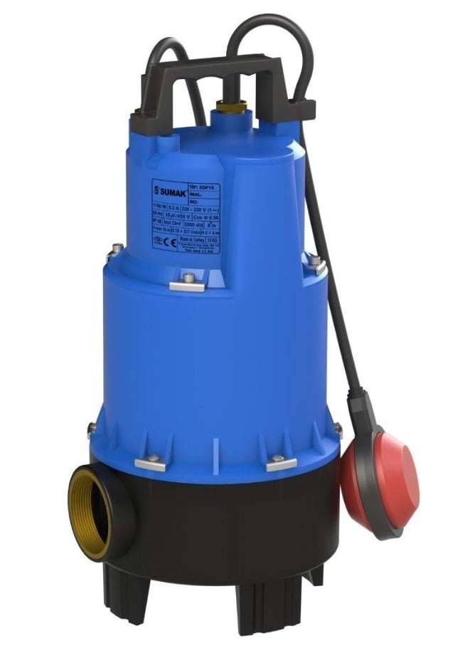 Sumak SDF12 Plastik Gövdeli Foseptik Dalgıç 1 HP