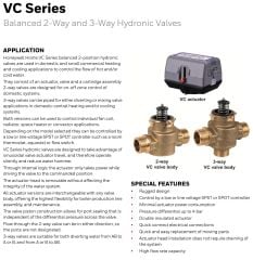 Honeywell VCZMP6000/E   3 Yollu Vana Gövdesi 1'' İç Dişli