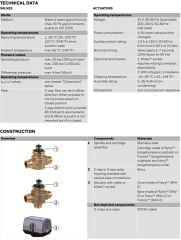 Honeywell VCZMP6000/E   3 Yollu Vana Gövdesi 1'' İç Dişli