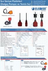 FTE-60K2 Element Flatör 60 cm /  9 mm- Dalgıç Pompa Yedek Flatör - Şamandıra