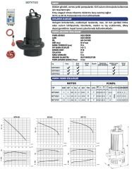 Sumak SDTV50/3 Döküm Fos. Pompa - 5,5 HP - 3'' - 30  metre