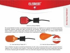 Element Kauçuk Seviye Flatörü FTE-1500K - 15 metre