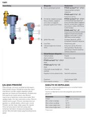 Honeywell F74CS -3/4AA Ters Yıkamalı Filtre  - 3/4''