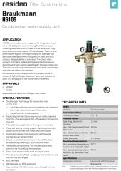 Honeywell HS10S -1/2AA Basınç Düş. Ters Yıkamalı Filtre 1/2''