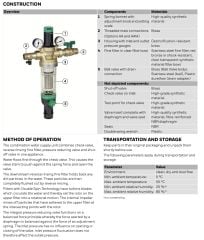 Honeywell HS10S - 2AA HS10S Basınç Düş. Ters Yıkamalı Filtre 2''